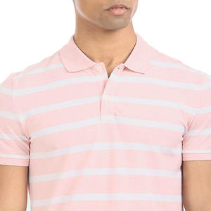 Dernière mode pour hommes pour Polo Logo personnalisé Motif solide anti-rides à manches courtes Tissu tricoté Design décontracté - Product Image 6