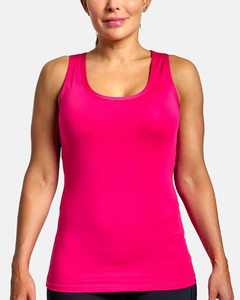 Camiseta sin mangas de compresión para mujer, Top elegante de alta calidad con base de color, top de compresión para chicas, precio al por mayor - Product Image 2