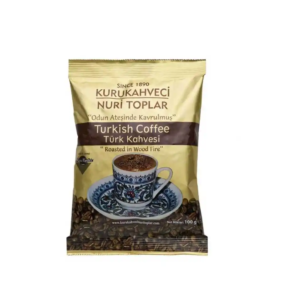 Koffie Nuri Toplar Turkse Koffie 100 Gr