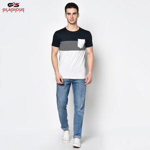 Camiseta deportiva de secado rápido para hombre, ropa de calle para gimnasio, Fitness, talla grande, 95% poliéster, 5% licra, al aire libre, de la mejor calidad, venta al por mayor - Product Image 4