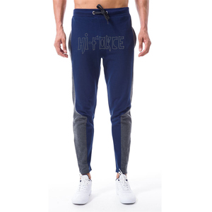 Vente en gros Pantalon de survêtement personnalisé en coton pour hommes Streetwear ample Pantalon d'hiver Hip Hop Jogging polaire confortable à rayures - Product Image 1