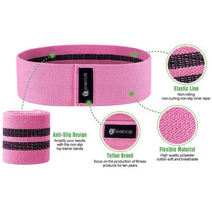 Banda de resistencia de estiramiento para glúteos, ejercicio de Fitness en el gimnasio, no rodante, venta al por mayor - Product Image 3