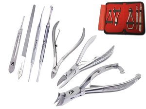 High Grade Quality Rohail Industries Newest Professional Steel Personal Portable <b>Nail</b> Care Manicure <b>Kit</b> for Salon Use - Product Image 2