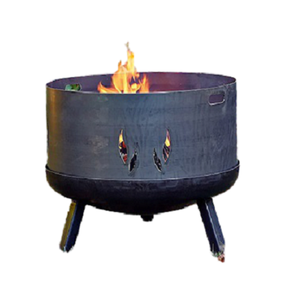 Brasero Redondo de Primera Calidad en Cobre con Soporte de Hierro para Uso en Interiores y Exteriores - Product Image 3