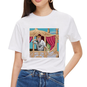 Camisetas con estampado de señora para mujer, camisetas de moda con estampado personalizado para mujer - Product Image 4