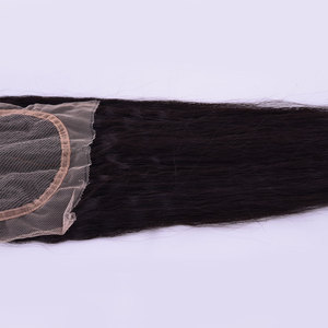 Extensiones de Cabello Humano Indio de Alta Calidad, 100% Virgen Remy, Sin Enredos, Lacio Rizado, con Frente de Encaje HD, Cierre, Venta al por Mayor - Product Image 4