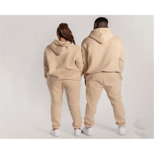 Venta al por mayor de alta calidad personalizado Casual deportes invierno térmico algodón polar hombres mujeres gimnasio Jogger chándales tamaño de color personalizado - Product Image 3