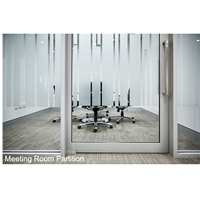Película de ventana esmerilada, rollo de privacidad, puertas de vidrio, cortinas, pegatina decorativa