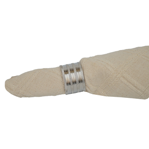 Soporte de aluminio para servilletas para decoración de hogar, soporte de tela de diseño para fiesta de Hotel y boda, vajilla de diseño fundido, decoración de anillo y servilletas - Product Image 3