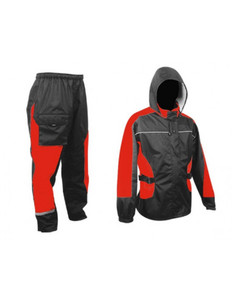 Rubber Coated Waterproof <b>Raincoat</b> and Durabl <b>Raincoat</b> Hidden Pocket Rain Coat Suit - Product Image 5