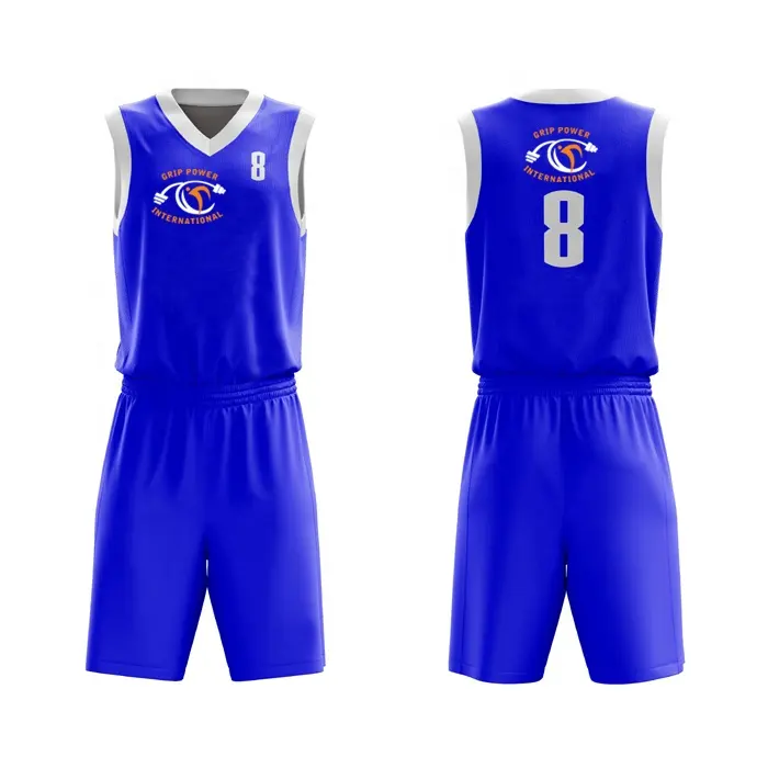 Benutzer definiertes Design Benutzer definiertes Logo Günstige leere Sublimation Basketball Trikot