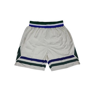 <b>Men's</b> Uni Color Striped <b>Basketball</b> <b>Shorts</b> Retro Style <b>Shorts</b> Summer Sports Wear Breathable <b>Shorts</b> for <b>Man</b> With Custom Logo - Product Image 1
