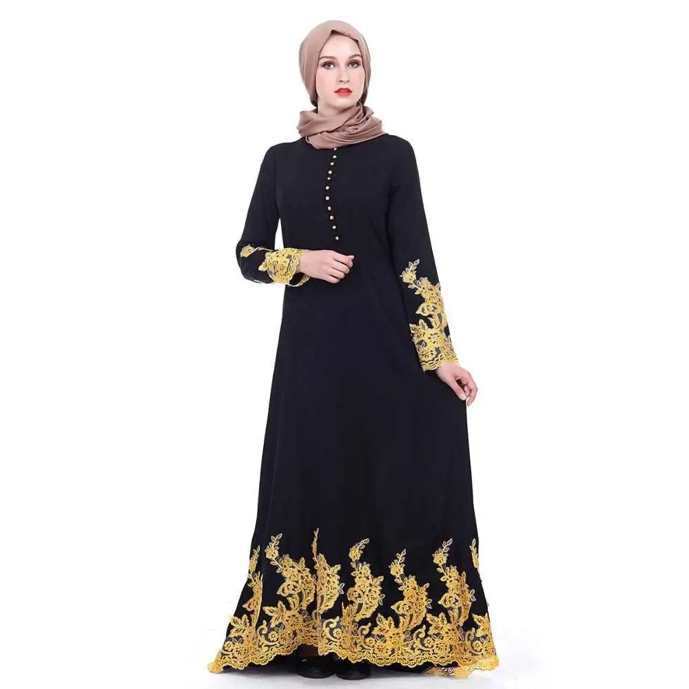 Hồi Giáo Ăn Mặc Mới Phụ Nữ Ăn Mặc Hiện Đại Abaya Ăn Mặc