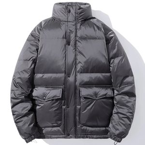 Vente en gros Logo Plus Size 2025 Winter Bubble Puffer Jacket Pour Hommes Outdoor Warm Quilting Down Jackets - Product Image 3