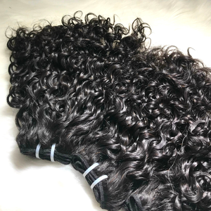 Extensions de cheveux naturels bouclés burmien, 100% non traités du Vietnam, couleur noire, vente en gros, livraison gratuite - Product Image 5