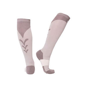 Calcetines ecuestres para mujer, medias de alta calidad, el mejor diseño, con logotipo personalizado, por sublimación, cantidad mínima - Product Image 1