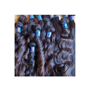 Extensiones de cabello humano sin procesar y virgen 100% de la mejor calidad a precio de fábrica mayorista de la India - Product Image 2