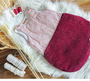 Sac de couchage en mousseline pour bébé 100% coton biologique - Product Image 1