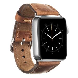 Logotipo personalizado de primera calidad OEM Vintage para Apple Watch Band Correa de cuero genuino clásico para hombres y mujeres Compatible con Samsung para Gala - Product Image 1