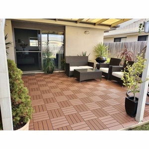 Baldosas de madera de Acacia Natural, Base de plástico de la mejor calidad, superficie de suelo de Vietnam, 12 Slat - Product Image 4