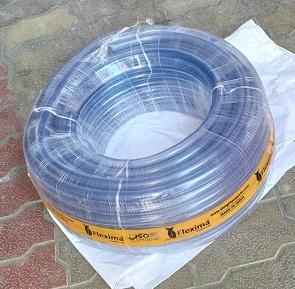 Tuyau d'arrosage de jardin flexible en PVC 100m, tubes souples de couleur orange, vert, jaune, rose, service d'extrusion, marque Flexima, 2mm - Product Image 3