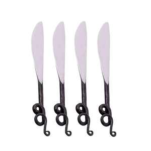 Cuchillos de queso torcidos de lujo de alta calidad para uso doméstico, utensilios de cocina decorativos, precio al por mayor disponible, proveedor de India, exportador - Product Image 1