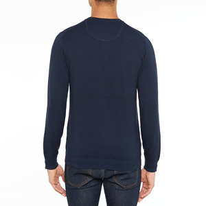 35% girocollo in 30% acrilica in viscosa 35% su maglione lavorato a coste con fornitura di ODM a maniche lunghe - Product Image 3