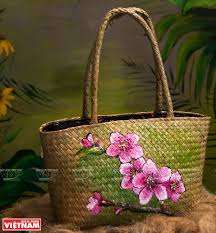 BOLSO DE BAMBÚ/BOLSO DE HOJA DE PALMA CON ALTA MODA/ÁMBAR - Product Image 6