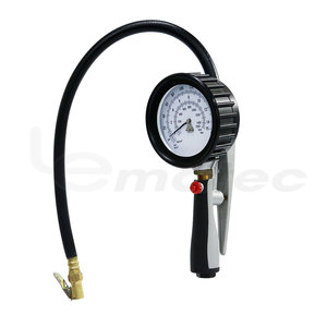 เครื่องเติมลมยางเลมาเทค ขนาด 2.5 นิ้ว พร้อมเกจวัดแรงดัน 0-220 PSI ตัวเรือนสังกะสี พร้อมไดอะแฟรมวัดแรงดัน สำหรับยานพาหนะ - Product Image 1