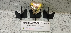 หัวใจยืนที่ไม่ซ้ำกันสำหรับการแสดงหัวใจอุปกรณ์งานศพ BRASSWORLD อินเดีย - Product Image 6