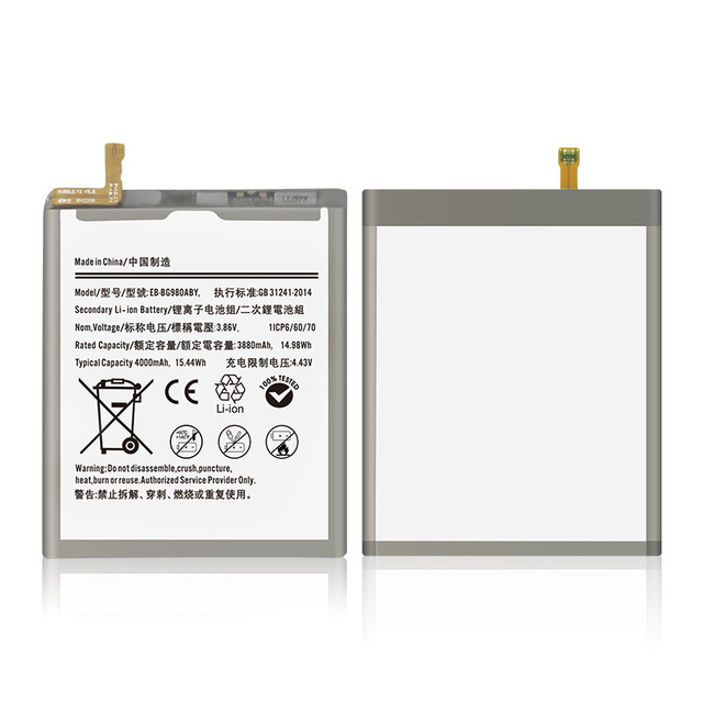 Replacement Battery for Batterie Samsung S20 EB-BG980ABY