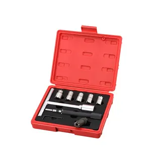 Diesel Injector Seat Cutter Cleaner Set Universal Injector Cleaning Tool Kit