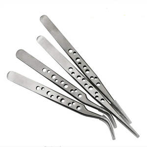 Kak — pincettes professionnelles en acier inoxydable, outil de Maintenance anti-magnétique, pour adultes, fines, courbes et droites - Product Image 1