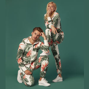 Chándal de lana de algodón de 2 piezas personalizado para hombre, ropa de calle informal ajustada de línea larga con rayas laterales, ropa de invierno con logotipo para adultos - Product Image 6