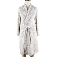 Robes de bain confortables pour hommes et femmes, 2020, longueur molletonnée, en peluche, de luxe, imprimés personnalisés, confortables, en molleton de corail, vente en gros