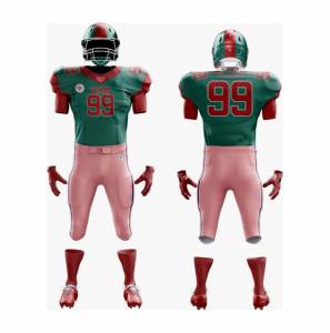 Maillot de football américain pour hommes, vêtement en coton personnalisé de haute qualité, tenue de rugby de la ligue de football - Product Image 1