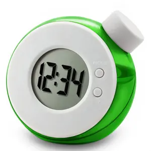 Water Clock Water Powered LCD Screen Display Digital Clock Environment Noiseless Baby Clock No Battery for Home Bedroom