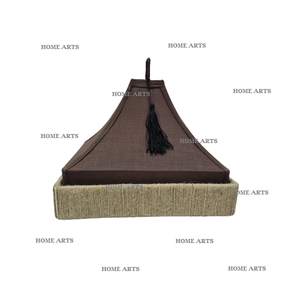 Plateau de service de chocolats en bois et jute avec couverture de créateur Plateau de bonbons à dessert de couleur blanche de haute qualité - Product Image 2