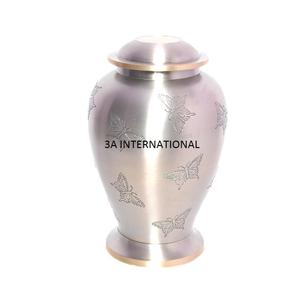 Atractivas Urnas de Latón de Diseño Elegante, Urnas Funerarias Hechas a Mano, Urnas de Cremación de Metal, Urnas de Latón Artísticas para Cremación - Product Image 4