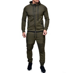 Conjunto Deportivo Personalizado al por Mayor con Logotipo para Hombre, Otoño, Unisex, Poliéster/Algodón, con Capucha, Antibacteriano, de Secado Rápido - Product Image 1