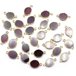 Rubí chapado en oro con forma ovalada, 18 a 20 MM - Product Image 5