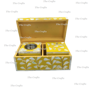 Juego de quemador de madera Mubkhar Oud con madreperla Quemador de incienso Mabkhara de la mejor calidad para uso en restaurante - Product Image 3