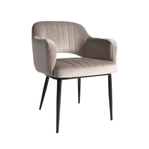 Luxe Ontwerp Restaurant Moderne Stof Eetkamer Stoelen Oem Massief Houten Hotsale Turkse Fauteuil