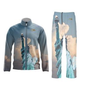 Conjunto de chándal de algodón con logotipo personalizado, conjunto de 2 piezas, Jersey, pantalones de chándal y Sudadera con capucha, sudadera de entrenamiento para correr - Product Image 6