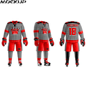 เครื่องแบบฮ็อกกี้น้ำแข็งพิมพ์ซับลิเมชันสำหรับฟิลด์ระบายอากาศได้ดีจากทีม2025 - Product Image 6