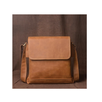 Echt Lederen Messenger Bag Voor Mannen Crossbody Stijl