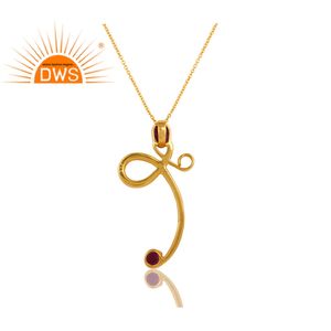 Colgante de Plata de Ley 925 con amatista púrpura Natural, joyería de diseño de piedras preciosas chapadas en oro - Product Image 2