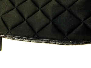 2022 Best Design Dressage Saddle Pad Black Artificial Leather Horse Pads para Full Horse - Product Image 4