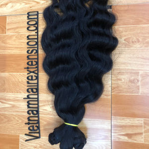 Extensiones de Cabello con Trama Doble, 100% Cabello Humano Virgen Remy de Vietnam, Rizado Francés, 8"-40", Sin Procesar, 100g - Product Image 1