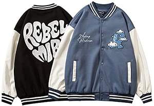 Chaqueta Bomber de béisbol para hombre de satén personalizada de alta calidad para hombre recién llegados 100% poliéster hombres mujeres chaquetas Unisex de alta calidad - Product Image 3